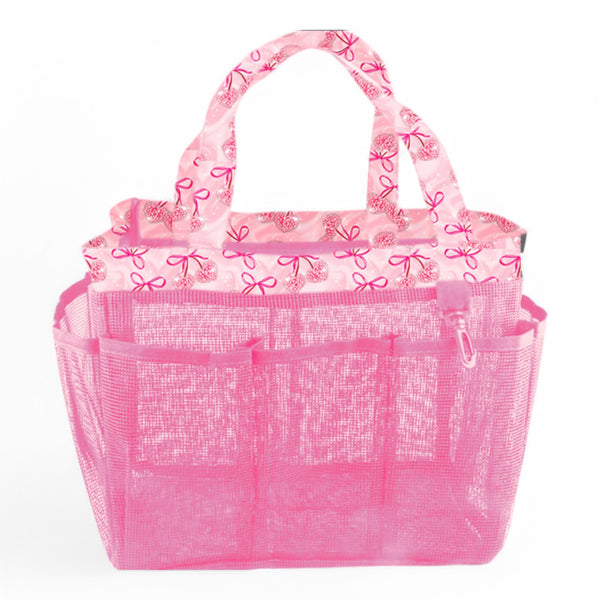 Disco Cherries Mesh Camp Shower Caddy