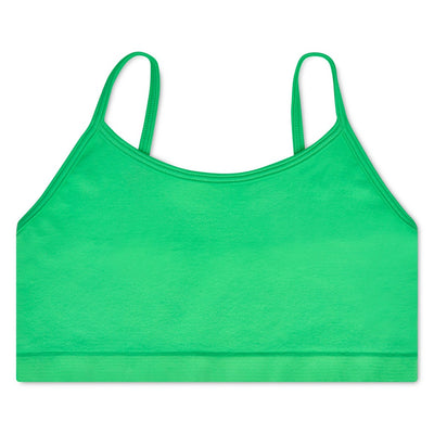 Comfortable green bralette for everyday wear and camp