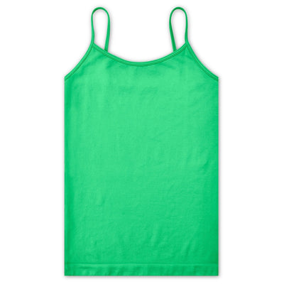 Bold green cami perfect for camp layering or lounging