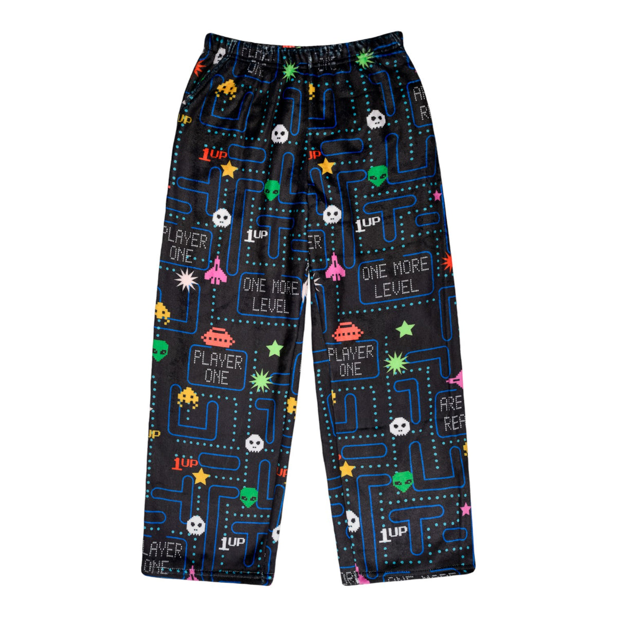 Retro Gamer Fuzzy Pants - Bee Bee Designs
