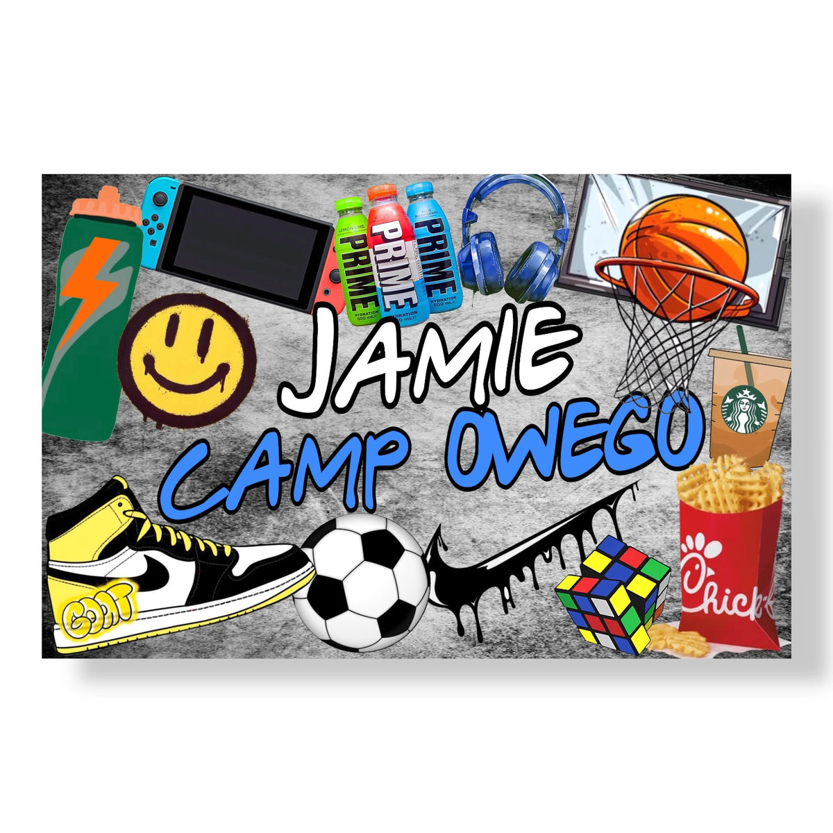 Cool Grunge Camp Poster