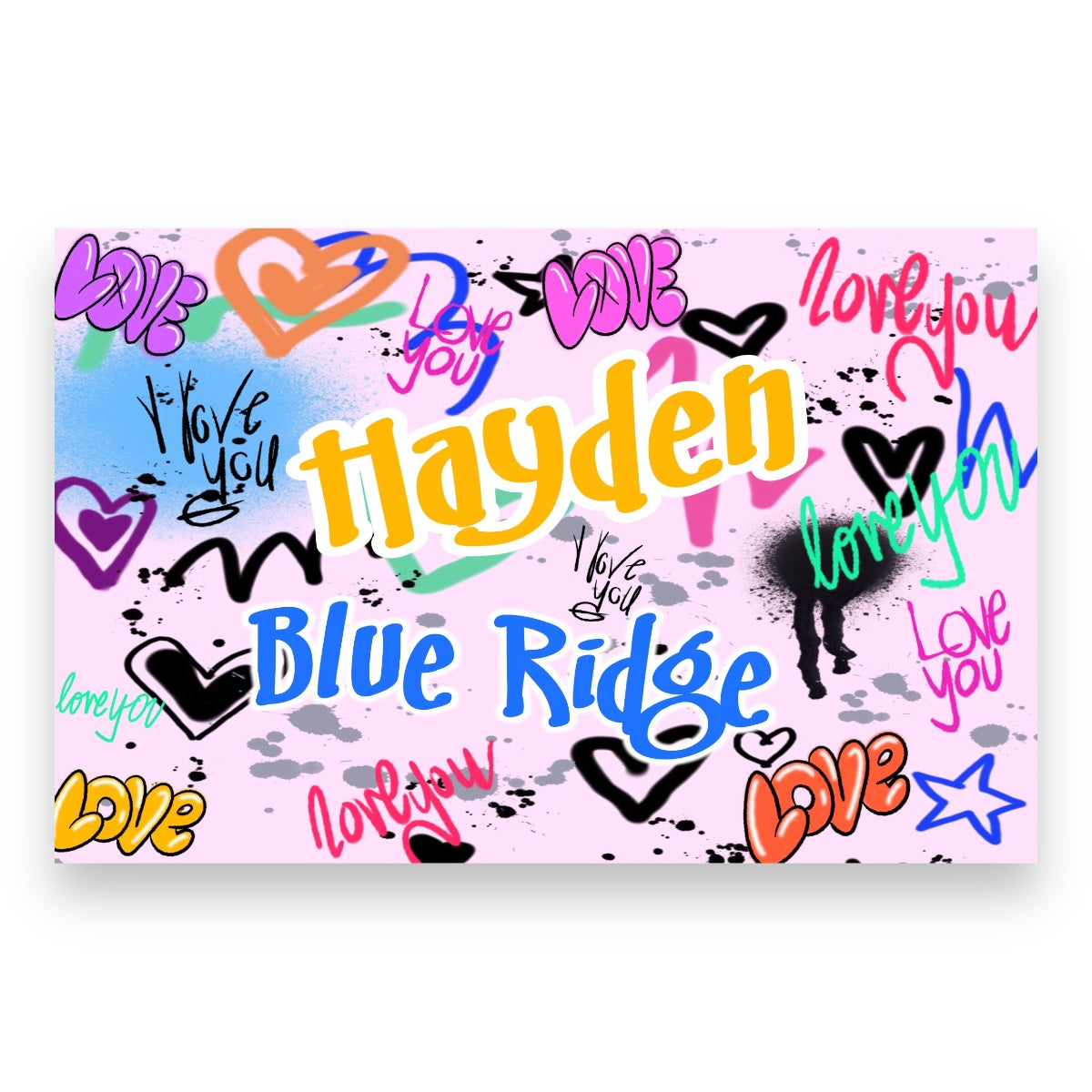 So Much Love Custom Poster - Bee Bee Designs