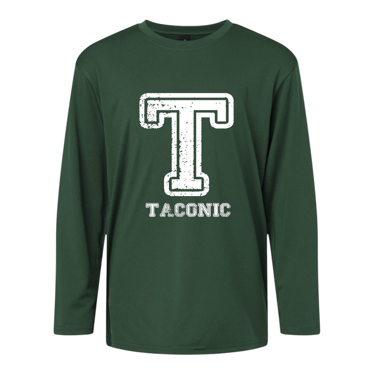 Camp Distressed Initial Longsleeve Drifit Tee - Bee Bee Designs