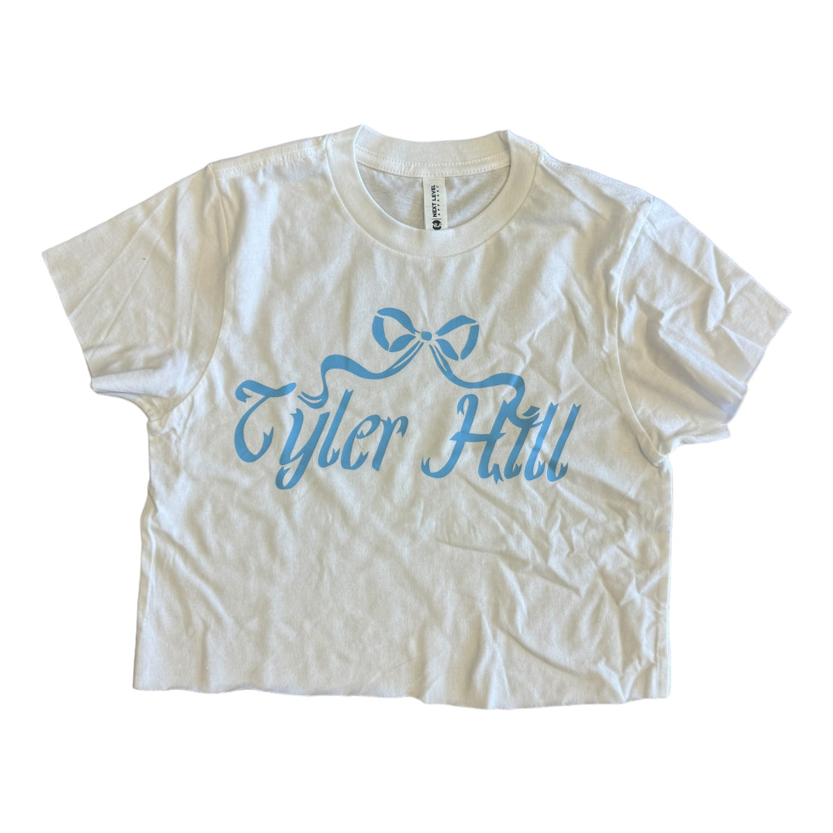 Camp Coquette Bow Cropped Tee - Bee Bee Designs