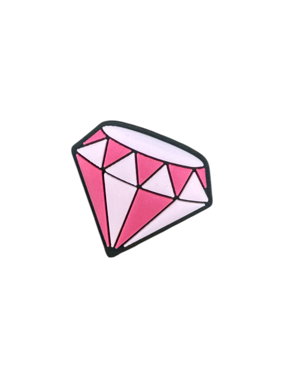 Pink Diamond Shoe Charm - Bee Bee Designs