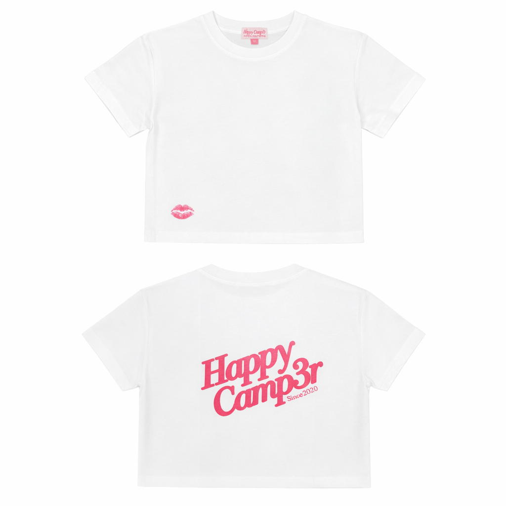 Happy Camp3r Pretty In Pink Kiss Tee