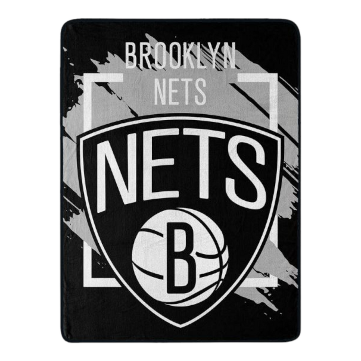 Brooklyn Nets Scribble Team Throw Blanket - Bee Bee Designs