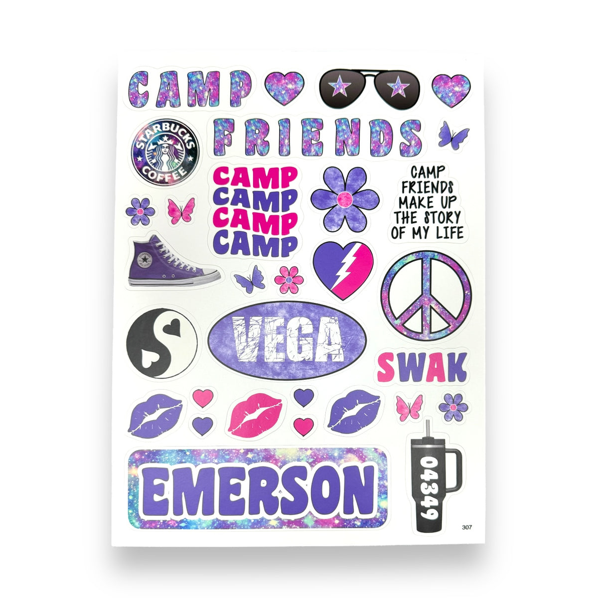 Customized Stardust Cling it (307) - Bee Bee Designs