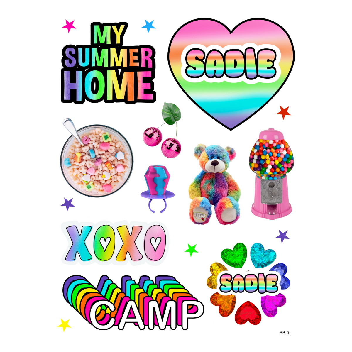 Customized My Summer Home Cling It (BB-01)