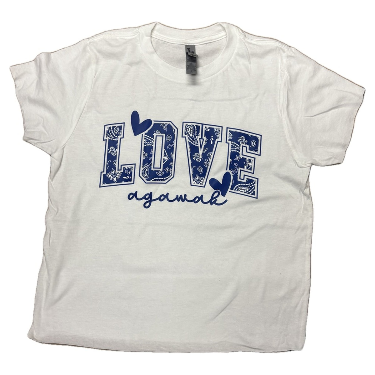 Bandana Love Camp Tee personalized with Agawak camp name