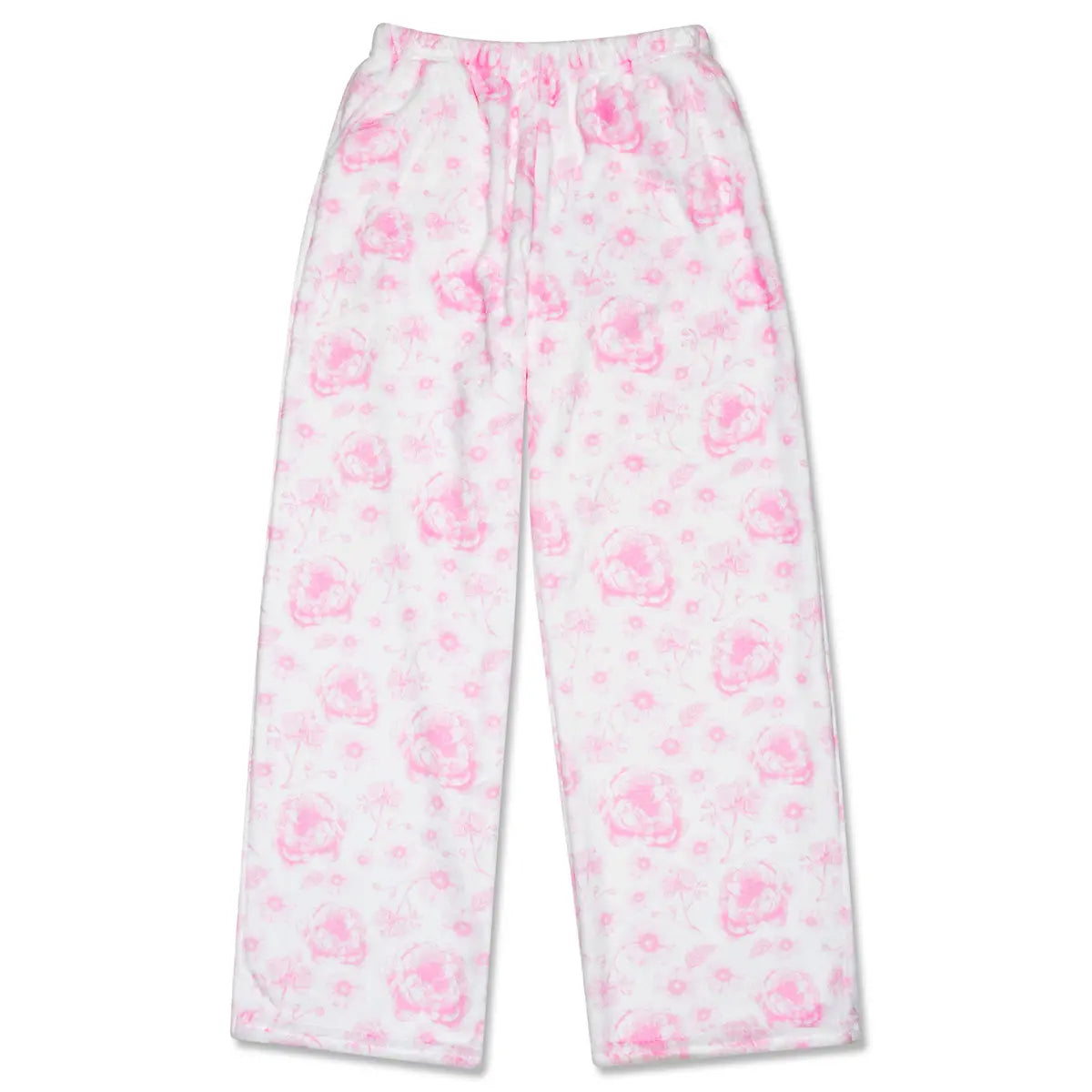 Pretty Pink Toile Plush Pants