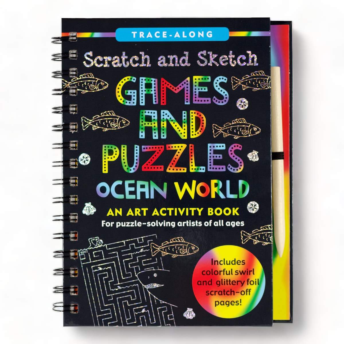Scratch and Sketch Games and Puzzles - Bee Bee Designs