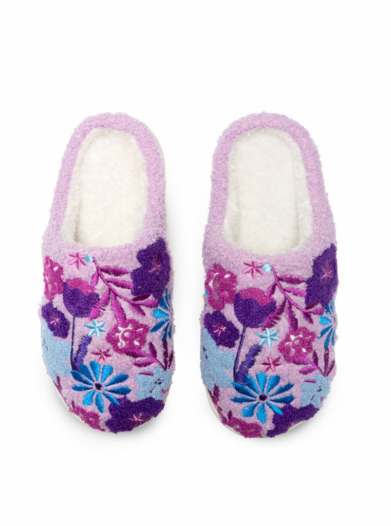 Purple Bloom Slipper - Bee Bee Designs