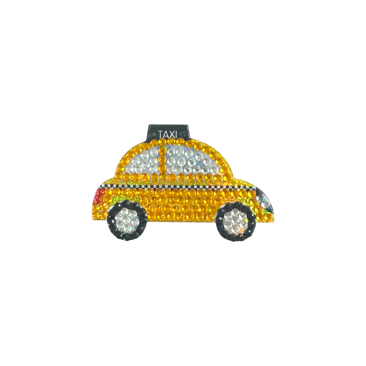 Yellow Taxi StickerBean