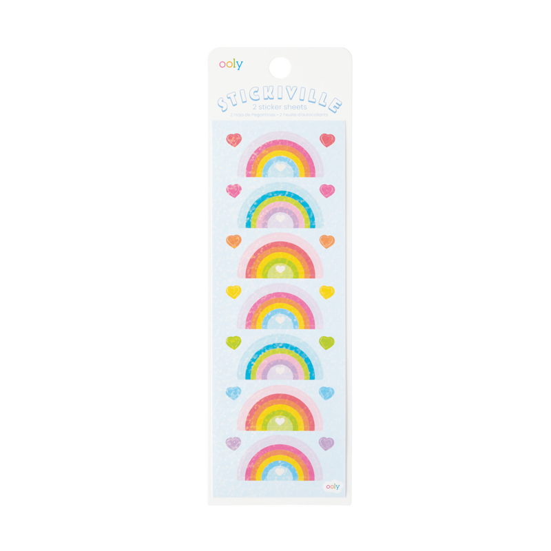 Stickiville Rainbow Love Stickers - Bee Bee Designs