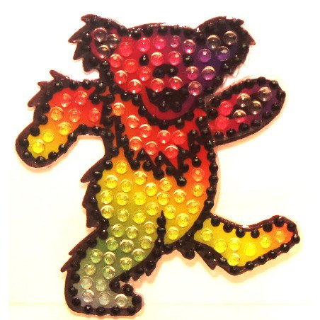 Teddy Bear StickerBean β collectible StickerBean for trading + decorating at sleepaway or overnight camp by Bee Bee Designs