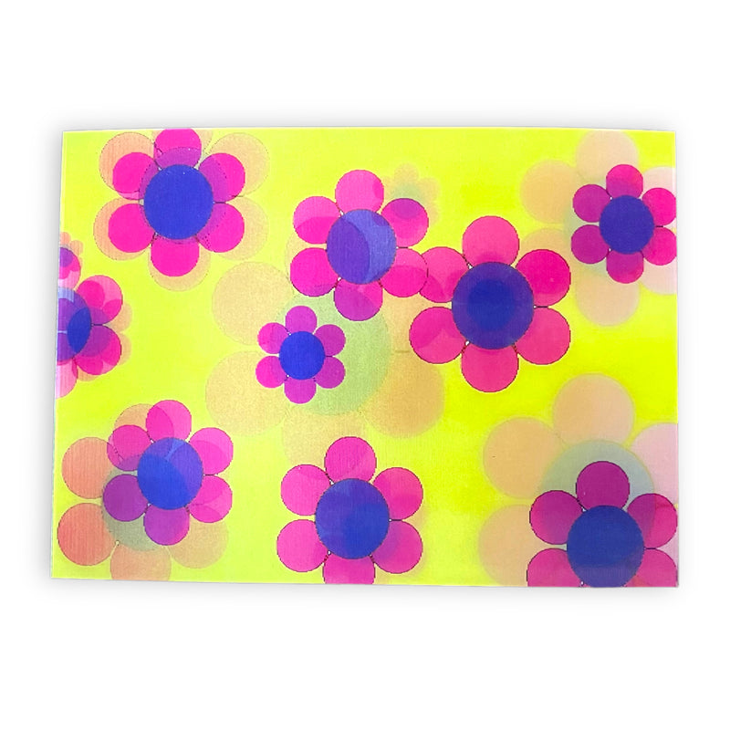 Pink Flower 3-D Postcard