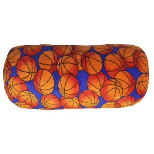 Basketballs Fuzzy Bolster Pillow