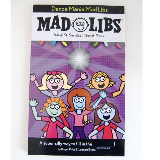 Dance Mania Mad Libs - Bee Bee Designs