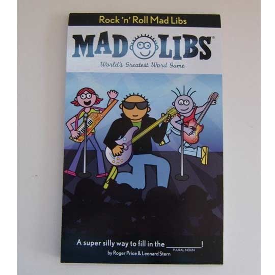 Rock n Roll Mad Libs