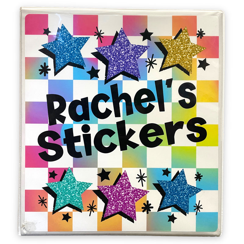 Checkered Stars Camp Sticker Book