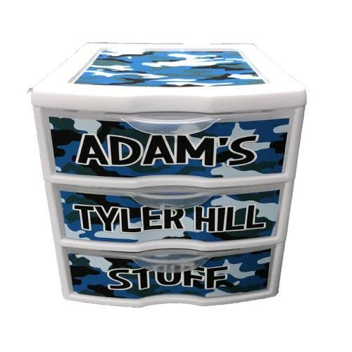 Blue Camo Drawers - Bee Bee Designs