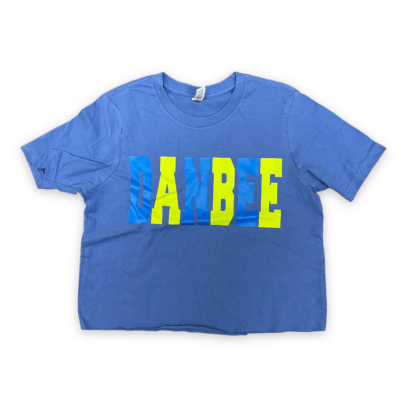 Alternating Font Cropped Tee