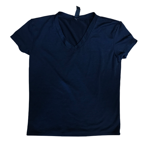 Navy Firehouse V-Neck T-Shirt