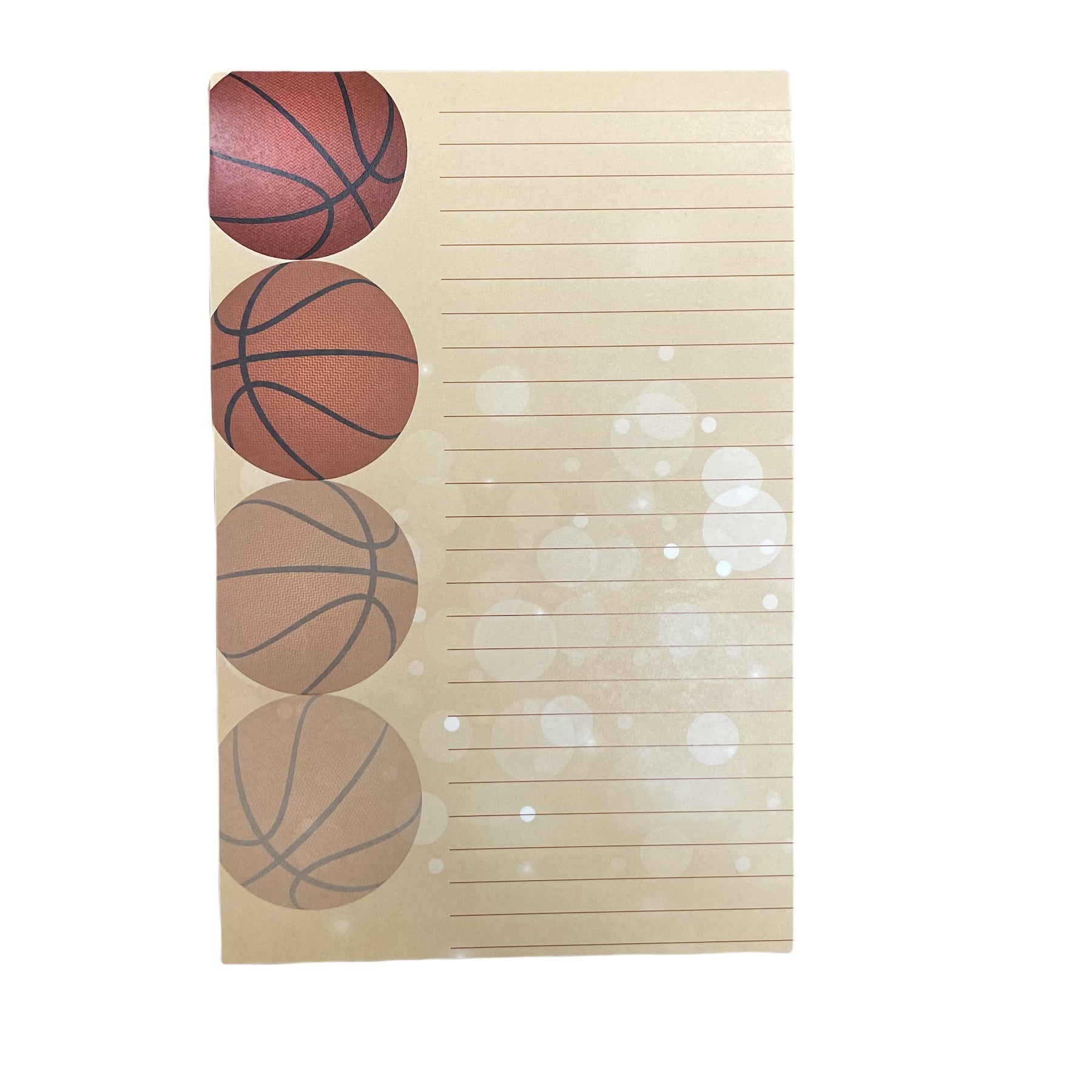 Cosmic Basketball Notepad Bee Bee Designs