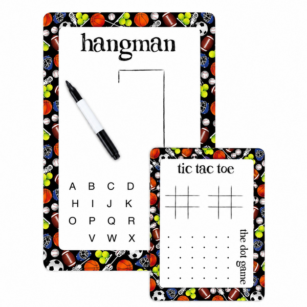 Assorted Sports Dry Erase Game Board