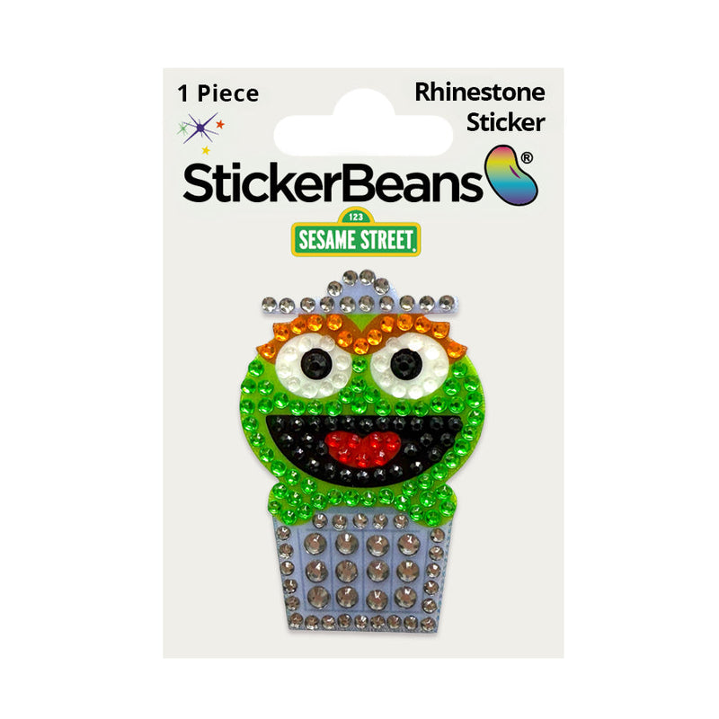 Oscar the Grouch Stickerbean - Bee Bee Designs