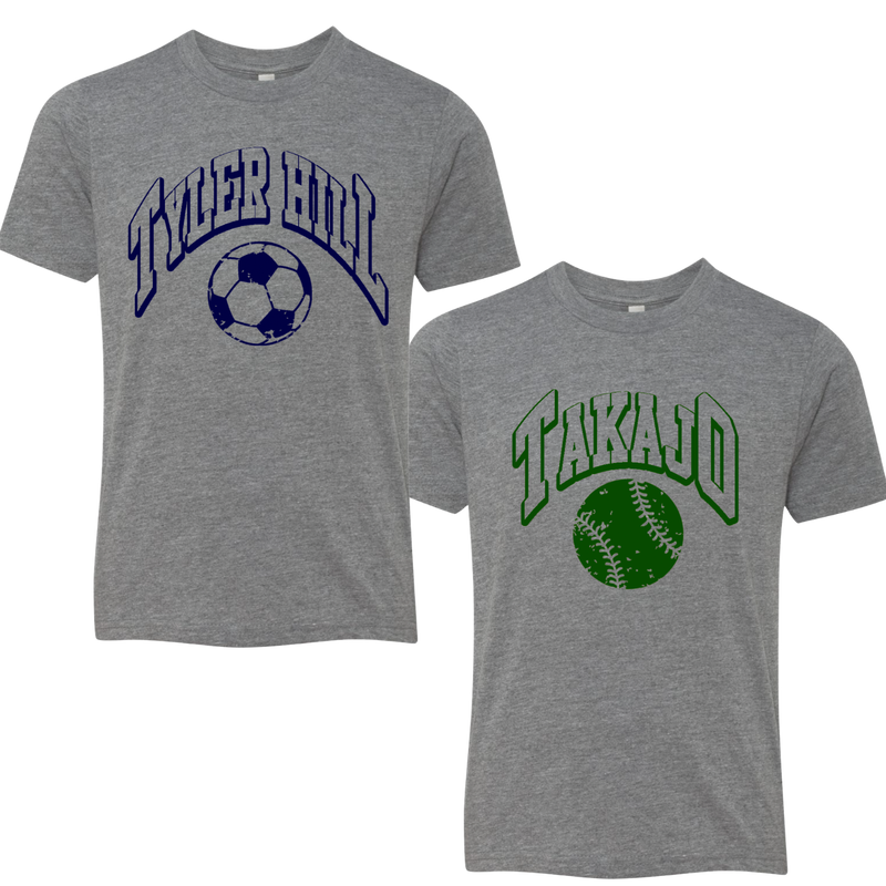 Distressed Ball Triblend Shirt