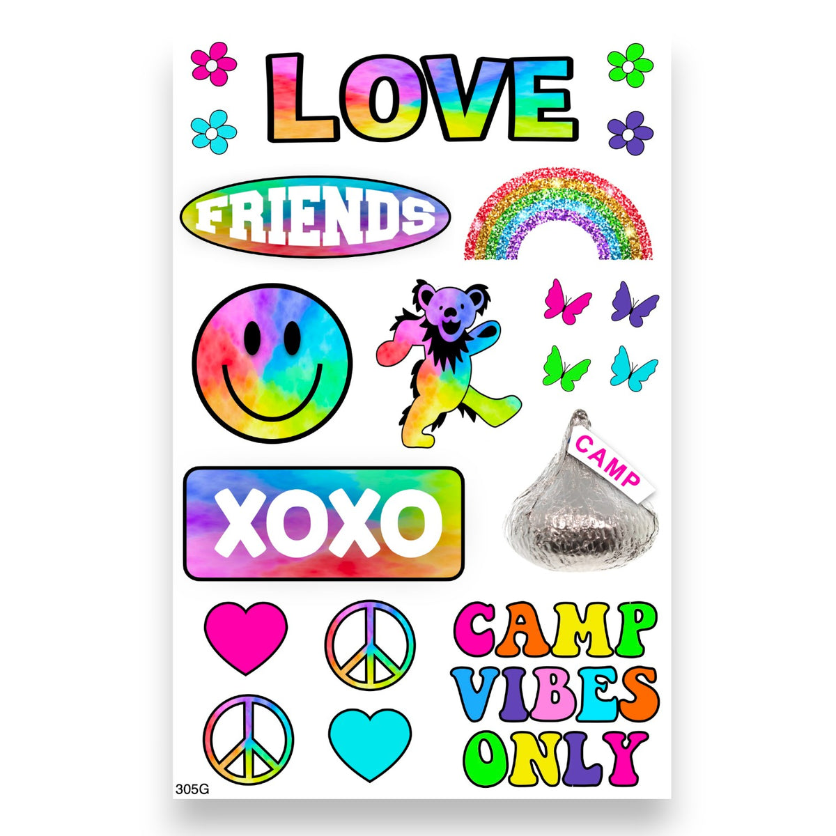 I Heart Camp Cling It - Bee Bee Designs
