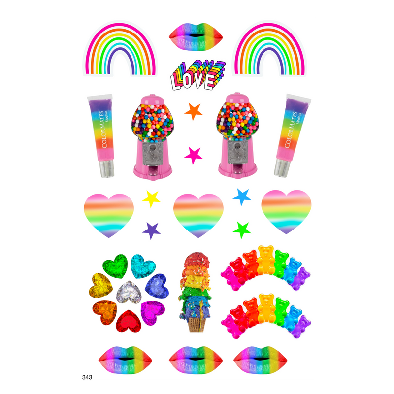 Rainbow Gem Cling its