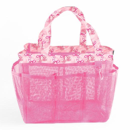 Disco Cherries Mesh Camp Shower Caddy