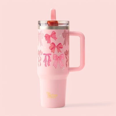 Blushing Bows Tumbler Bottle