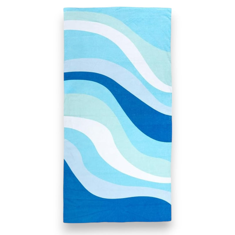 Blue Wave Pool Towel