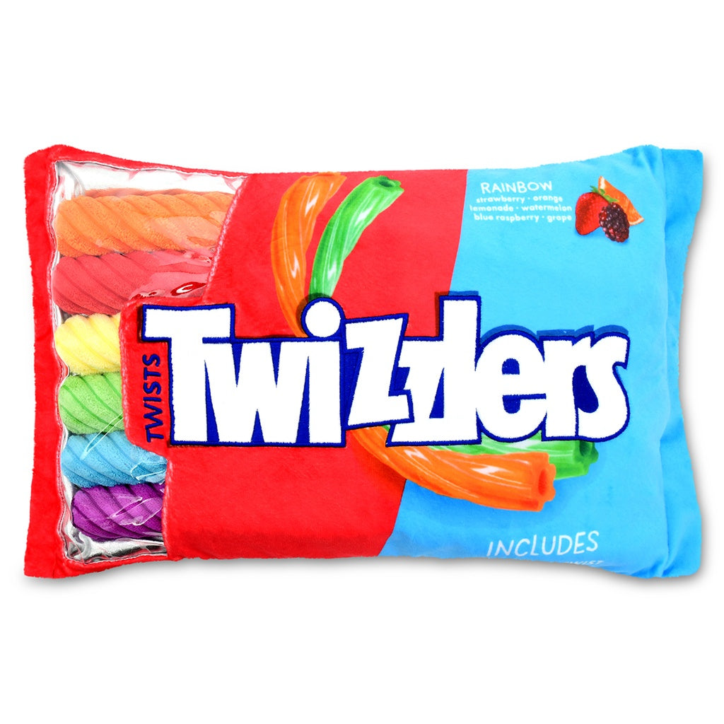 Rainbow Twizzlers Candy Pillow - Bee Bee Designs
