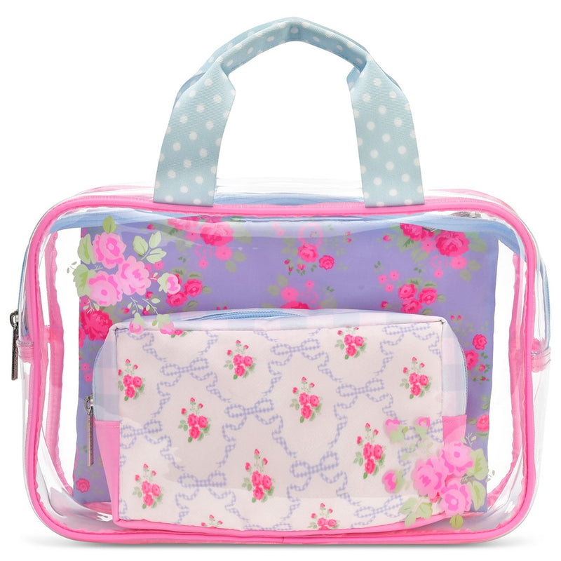 Ditsy Floral Cosmetic Bag Set