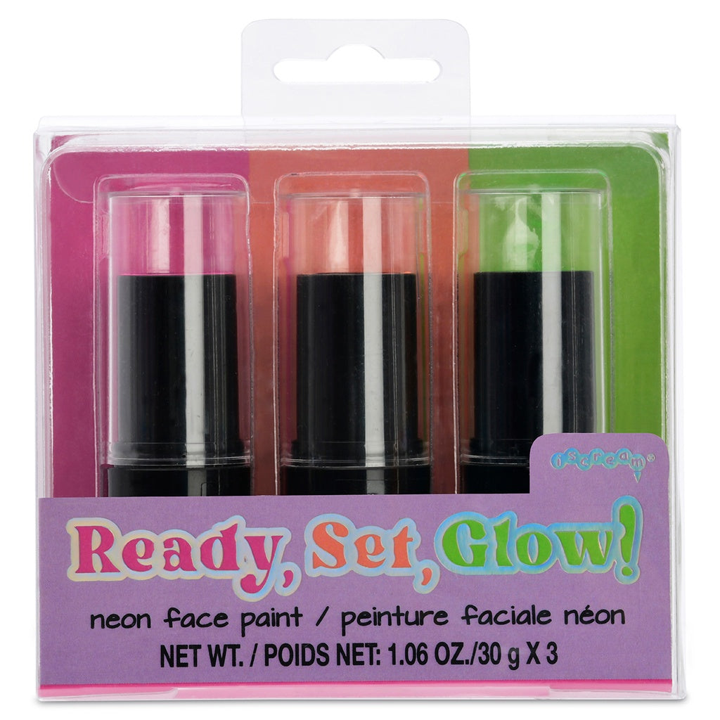 Ready, Set, Glow! Neon Face Paint Set - Bee Bee Designs