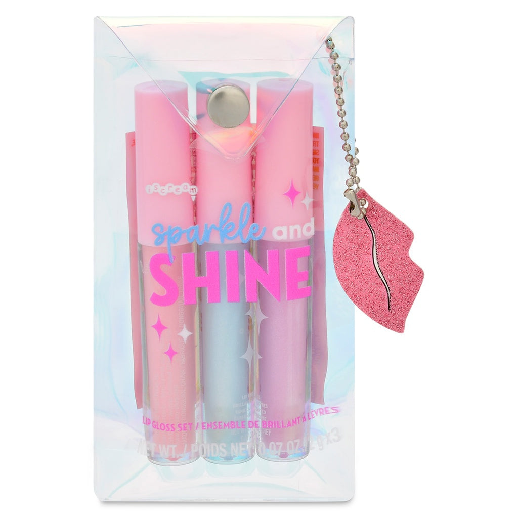 Sparkle and Shine Lip Gloss Trio - Bee Bee Designs