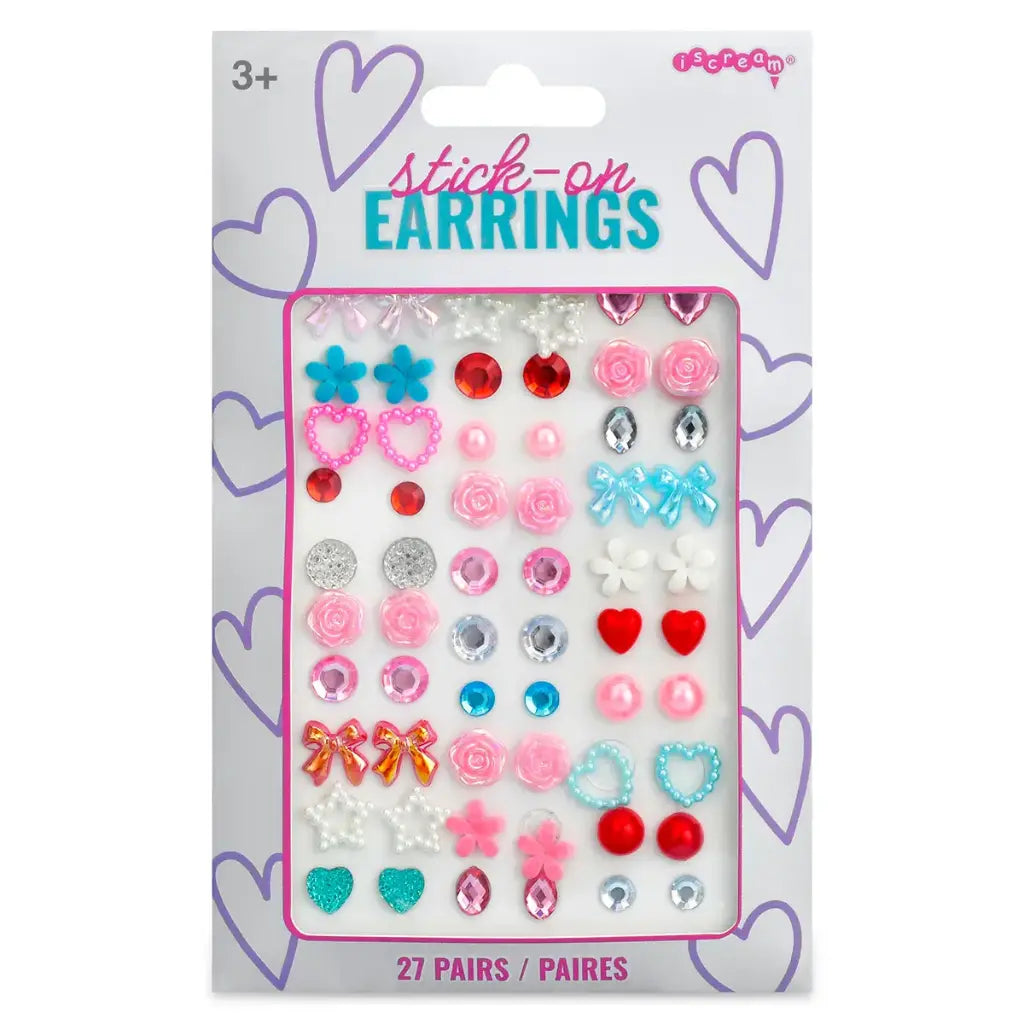 Easy glam stick-on earrings for girls at sleepaway camp