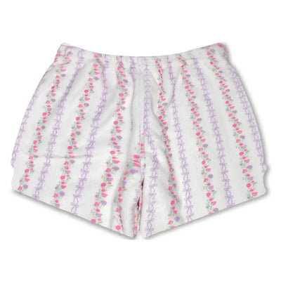 Sweetheart Vine Plush Shorts - Bee Bee Designs