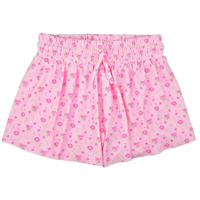 Comfy pink shorts ideal for sleepaway camp days
