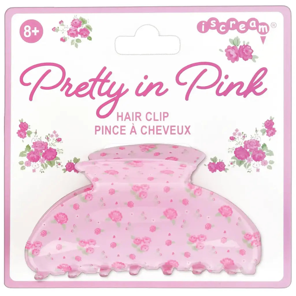 Pink hair clip bunk gift for sleepaway camp