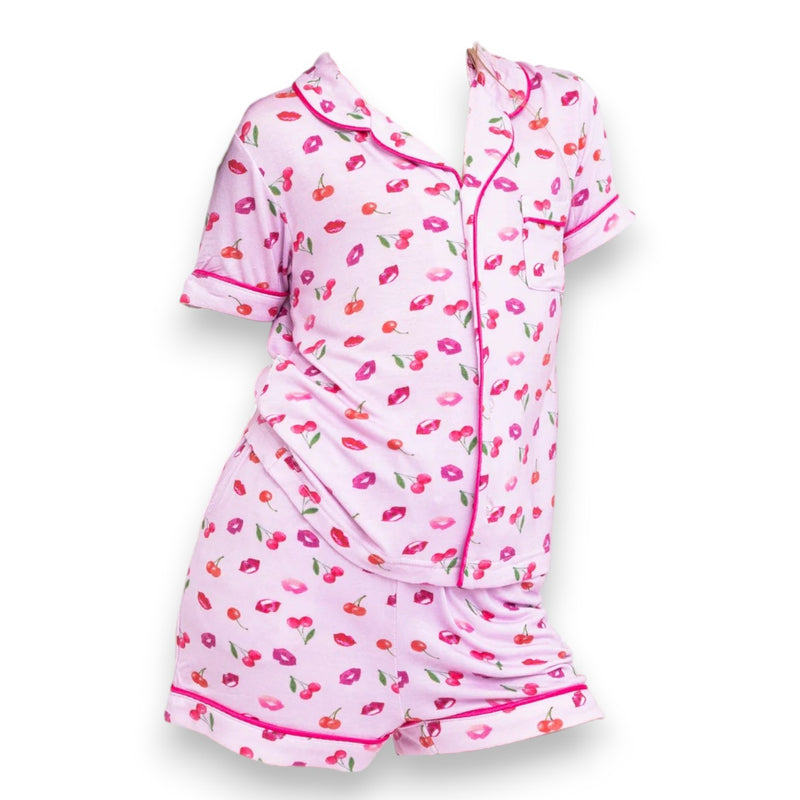 Cherries and Lips Pajama Set