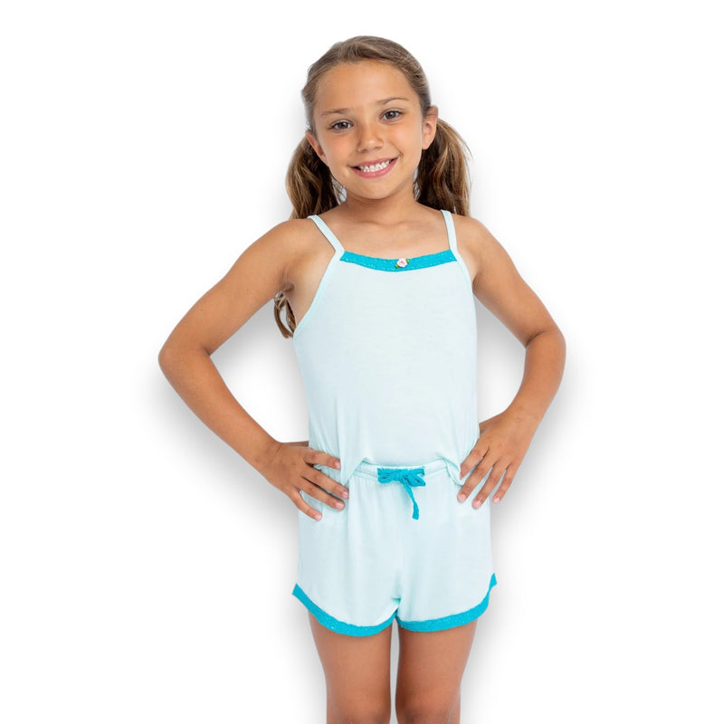 Aqua Cami Pajama Set