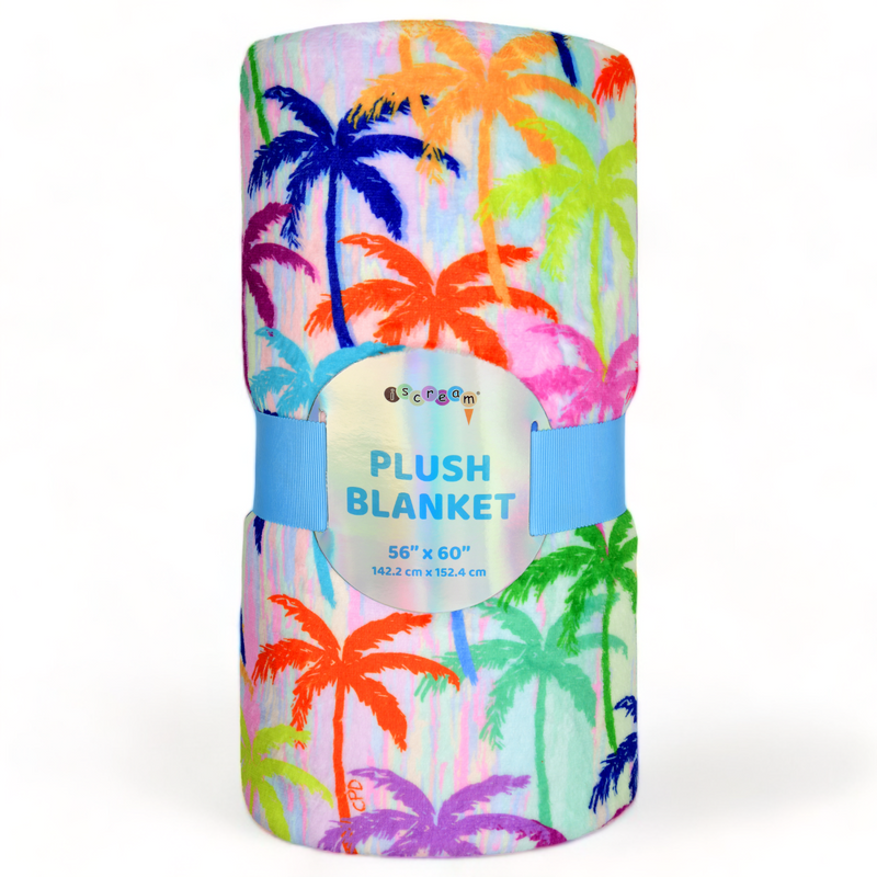 Corey Paige Palm Trees Throw Blanket