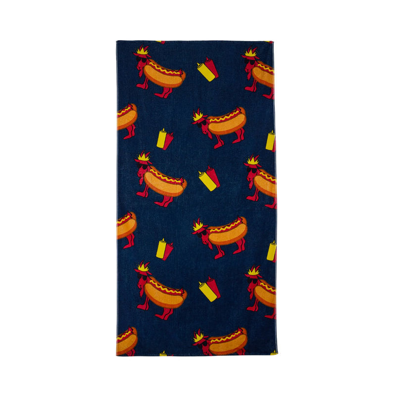 Hot Dog GOAT Cotton Camp Towel