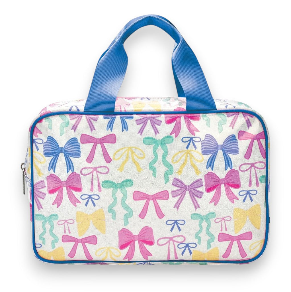 Pretty Bows Large Cosmetic Bag - Bee Bee Designs